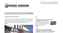 Desktop Screenshot of messe-sinsheim.de